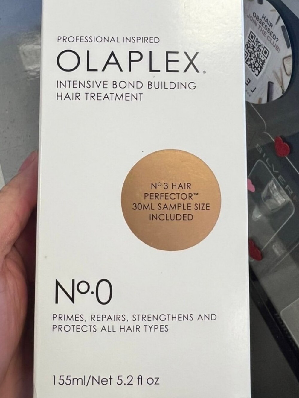 OLAPLEX No.0 Intensive Bond Building Hair Treatment /W/ Free No3 Sample 🩷💯👍
